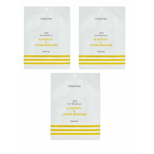 Маска на тканевой основе против морщин COSWORKER 3шт 1000₽
