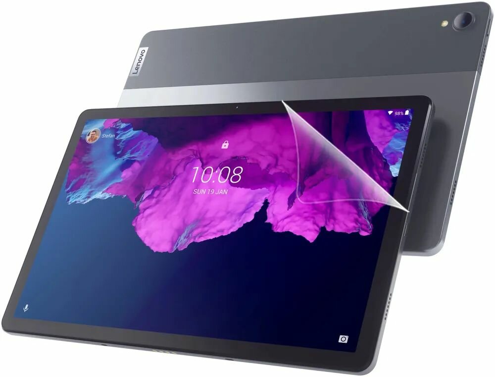 Гидрогелевая пленка для планшета Microsoft Surface Pro 5 / Противоударная защитная пленка на планшет Майкрософт Сафэйс Про 5 / Самовосстанавливающаяся / Антибликовая / Матовая
