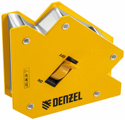 Фиксатор магнитный отключаемый для сварочных работ усилие 30 LB Denzel 45х90х135 град. 97563