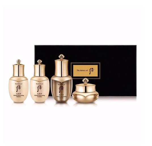 Набор антивозрастных регенерирующих миниатюр THE HISTORY OF WHOO Cheonyuldan Hwayul Ultimate Rejuvenative 4pcs Special Gift Set