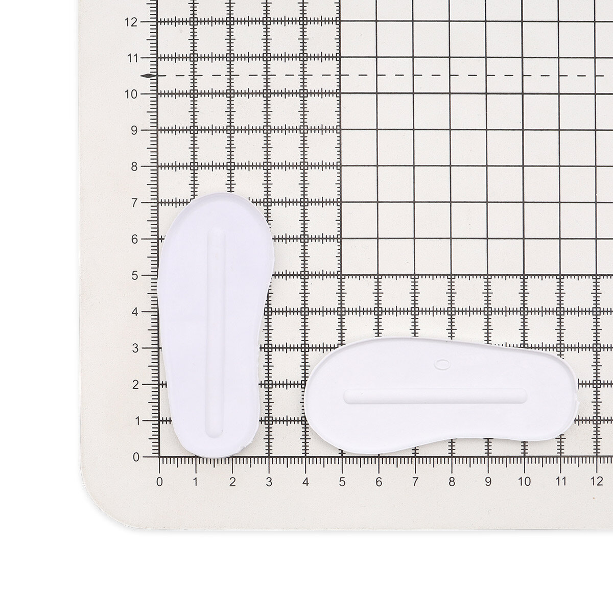 Подошва для изготовления кукольной обуви, 5 пар, 7,2*3*0,4 см, Astra&Craft, белая — фото 1