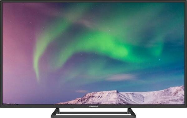 Телевизор LED PolarLine 43 43PL51TC-SM черный FULL HD 60Hz DVB-T DVB-T2 DVB-C DVB-S2 USB WiFi (RUS)