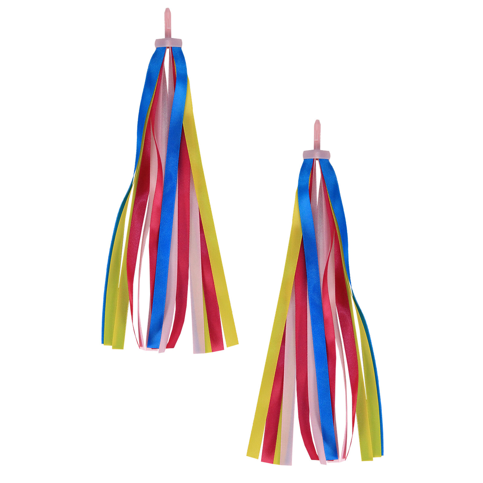 фото Кисточка-мишура для велосипеда желтая 2шт