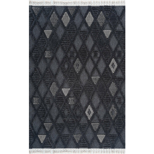 Ковер тканый с двухуровневым ворсом 