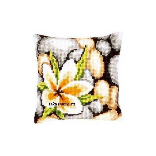 Цветок на камнях PN-0143706 (1200-12959) набор для вышивания крестом vervaco цветок в камнях pn 0143706