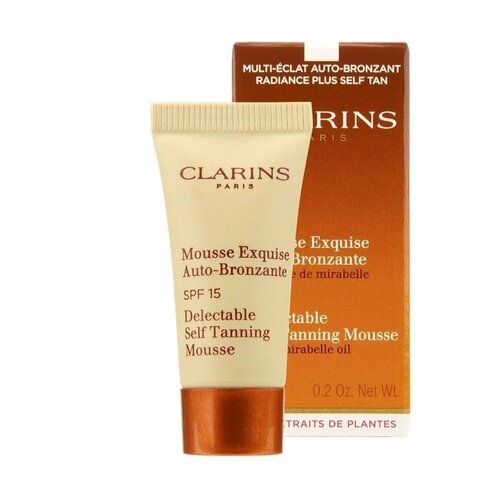 CLARINS Мусс для искусственного загара Mousse Exquise Auto-Bronzante SPF 15 30мл