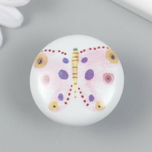 Ручка для шкатулки керамика металл Бабочка 38х38х28 см 650₽