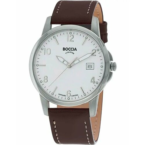 Наручные часы BOCCIA 3625-01, коричневый, серый