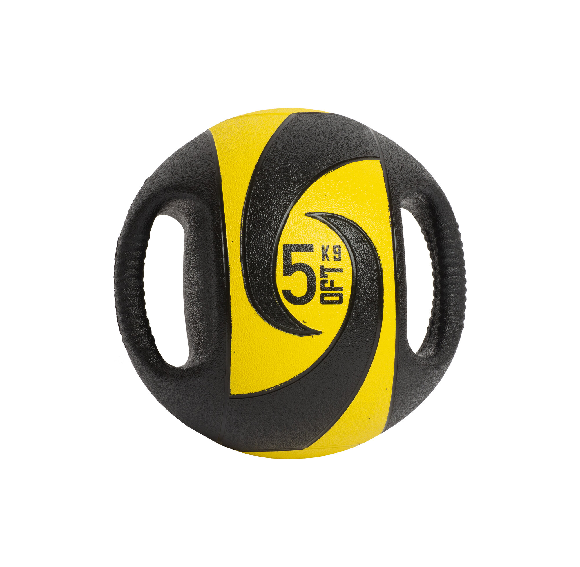 Мяч тренировочный (медицинбол) с хватами 5 кг Original FitTools