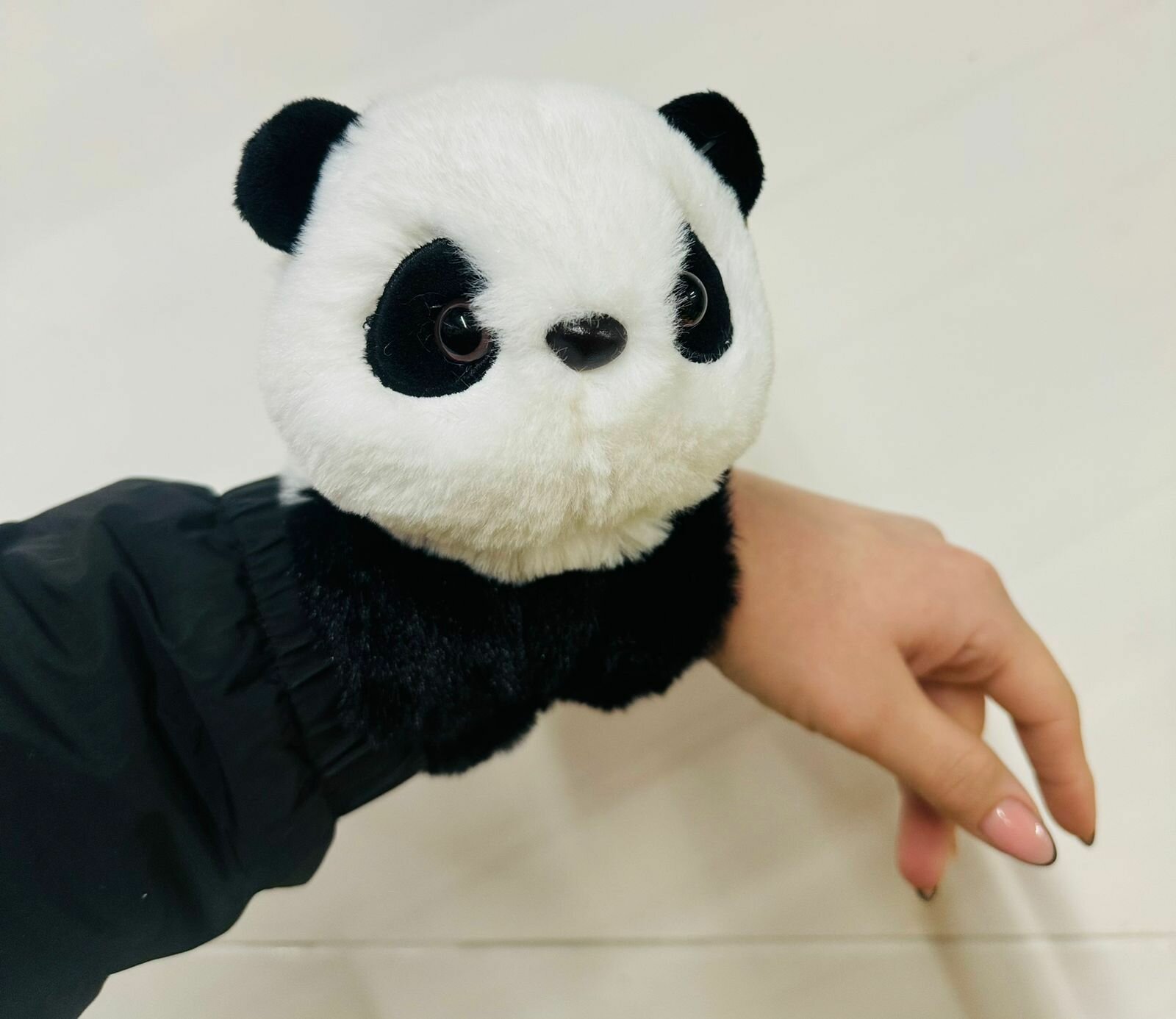 Плюшевая игрушка браслет панда