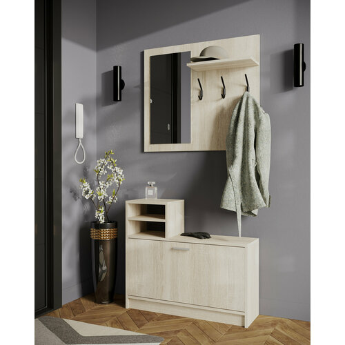 Прихожая Дженни-1800х1710х254 Дуб сонома 8578₽