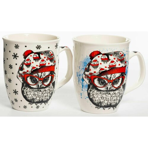 Кружка Сова 350мл фарфоровая Венера 560₽