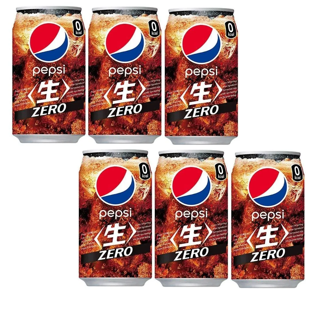 Газированный напиток Pepsi-Cola Zero, (6 шт х 340 мл.), Япония
