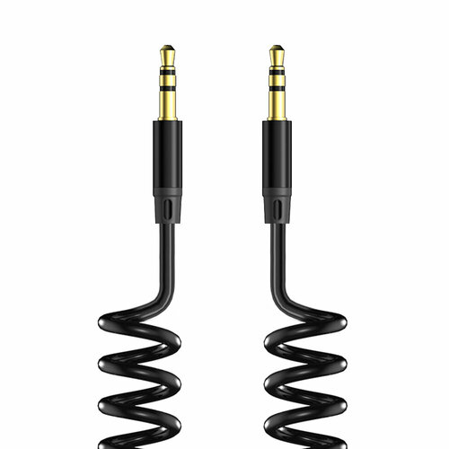 AUX аудиокабель Jack35мм - Jack35мм 12м витой черный AXXA 7007 199₽
