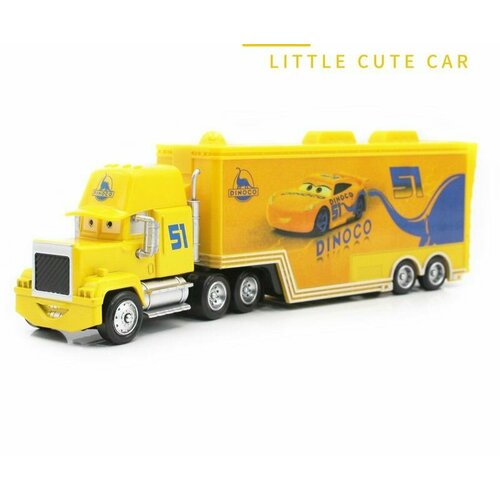 Литая коллекционная металлическая машинка из мультфильма Тачки (Cars) контейнеровоз трейлер Мак рюкзак луиджи cars желтый 4