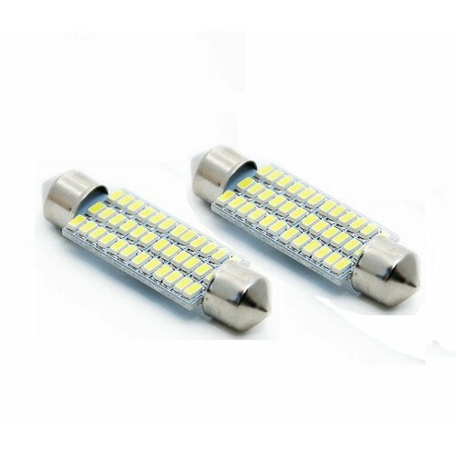 Лампа светодиодная ORION 12V C5W-SV858 T1141mm 36 светодиодов диод 3014SMD подсветка салона номера багажника LED 2шт 399₽