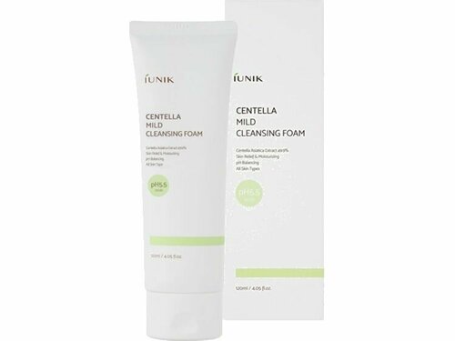 Мягкая пенка для умывания iUNIK Mild Cleansing Centella Foam PH5,5