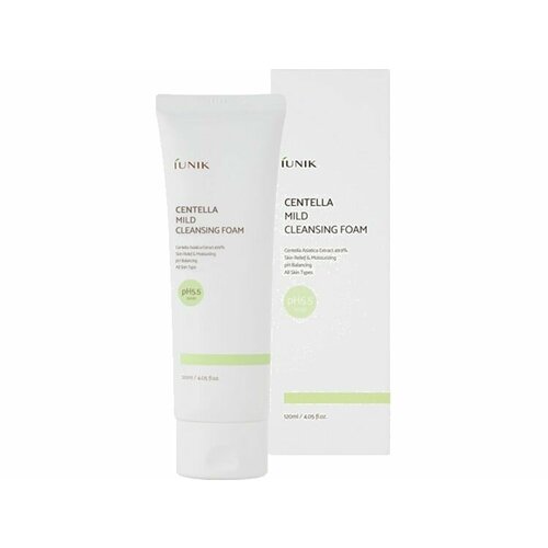 Мягкая пенка для умывания iUNIK Mild Cleansing Centella Foam PH5,5