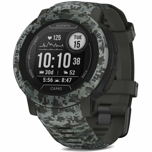 Умные часы Garmin Instinct 2 Camo 45mm Graphite 4866000₽