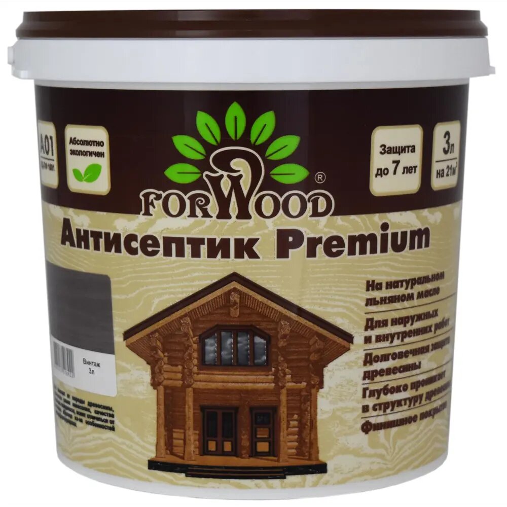 Антисептик FORWOOD PREMIUM 4607017518922 цвет винтаж 3 л