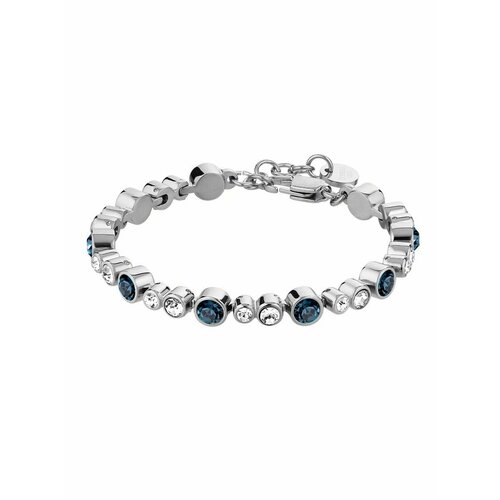 Браслет DYRBERG/KERN, кристаллы Swarovski, белый, синий