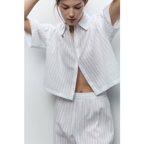 Блуза Befree, размер L, белый блузка 10158724 серый l