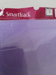 Конверт пластиковый SmartTrack на 1/2 CD/DVD цветные 45 шт (упак.)