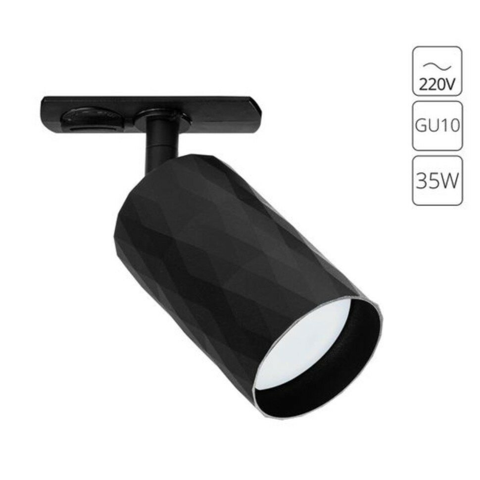 Трековый светильник Arte Lamp FANG A5560PL-1BK