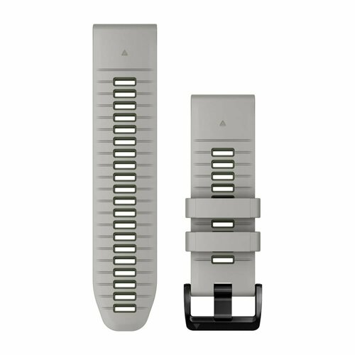 Ремешок Garmin QUICKFIT 26 Watch Band, силикон (Fog Gray/Moss) кабель питания данных usb для garmin fenix quatix forerunner 9x5 010 12491 01