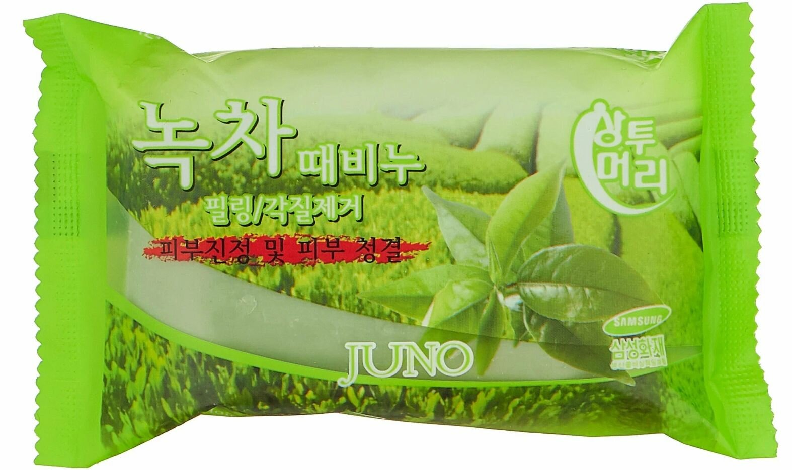 фото Juno Мыло с экстрактом Зелёного чая, 150 г