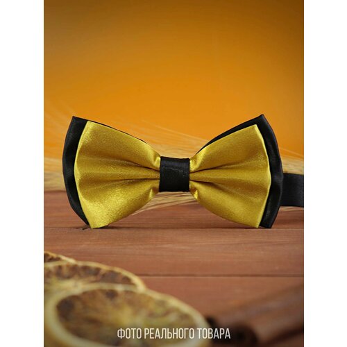 Бабочка 2beMan, черный, золотой галстук ltr для мужчин мультиколор