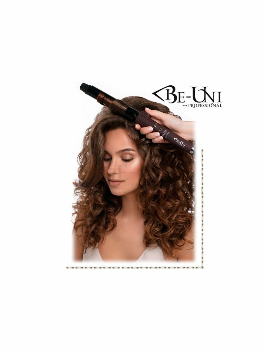Плойка для волос крутящаяся Be-Uni BE728R 28 мм Be uni