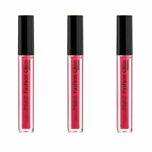 Relouis Блеск для губ с зеркальным эффектом Fashion Gloss, тон: 20 Совершенство Женевы, 3.7 гр, 3 шт