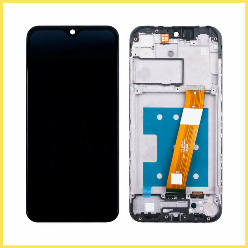 Дисплей (экран) для Samsung Galaxy A01 A015F модуль Черный (Широкий коннектор) - Premium Ref. (SP)