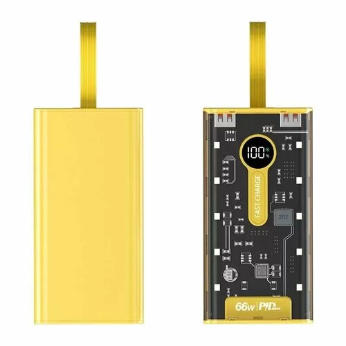 Внешний аккумулятор Uniean pd20w 10000 мАч для мобильных устройств желтый 1399₽