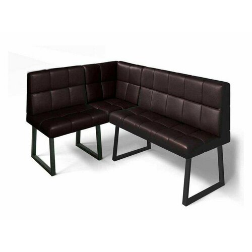 Реал модульный угловой диван УмберЧерный муар 39396₽