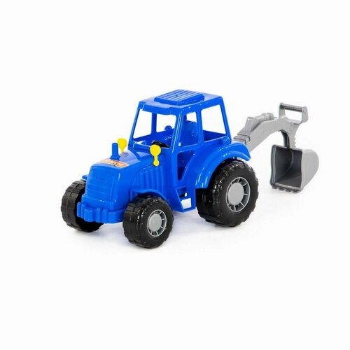 Трактор Мастер синий, с лопатой, в/сет 84873 актив трактор с передней лопатой lena