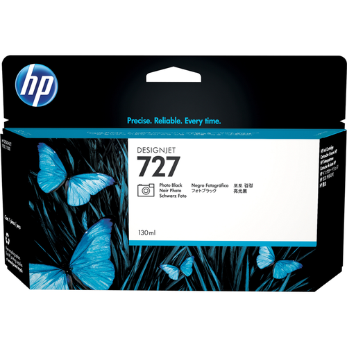 HP B3P23A Картридж №727, Photo Black {Designjet T920/T1500, Photo black (130ml)} designjet 727 photo black 130 мл b3p23a