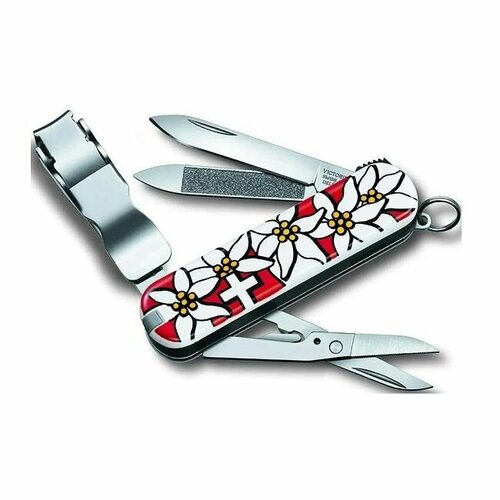 Нож Victorinox перочинный Nail Clip 580 (0.6463.840) 65мм 8функц. белый подар. коробка