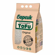 Барсик Наполнитель комкующийся TOFU Original 4.54л/2.3кг