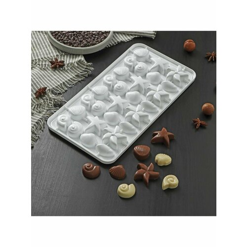 Форма для льда и шоколада Морское дно 471₽