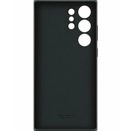 чехол samsung для galaxy s23 fe silicone case мятный ef ps711tmegru Чехол-накладка для Samsung для Samsung Galaxy S23 Leather Case черный (EF-VS911LBEG)