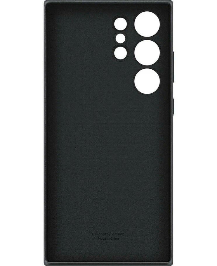 Чехол-накладка для Samsung для Samsung Galaxy S23 Leather Case черный (EF-VS911LBEG)
