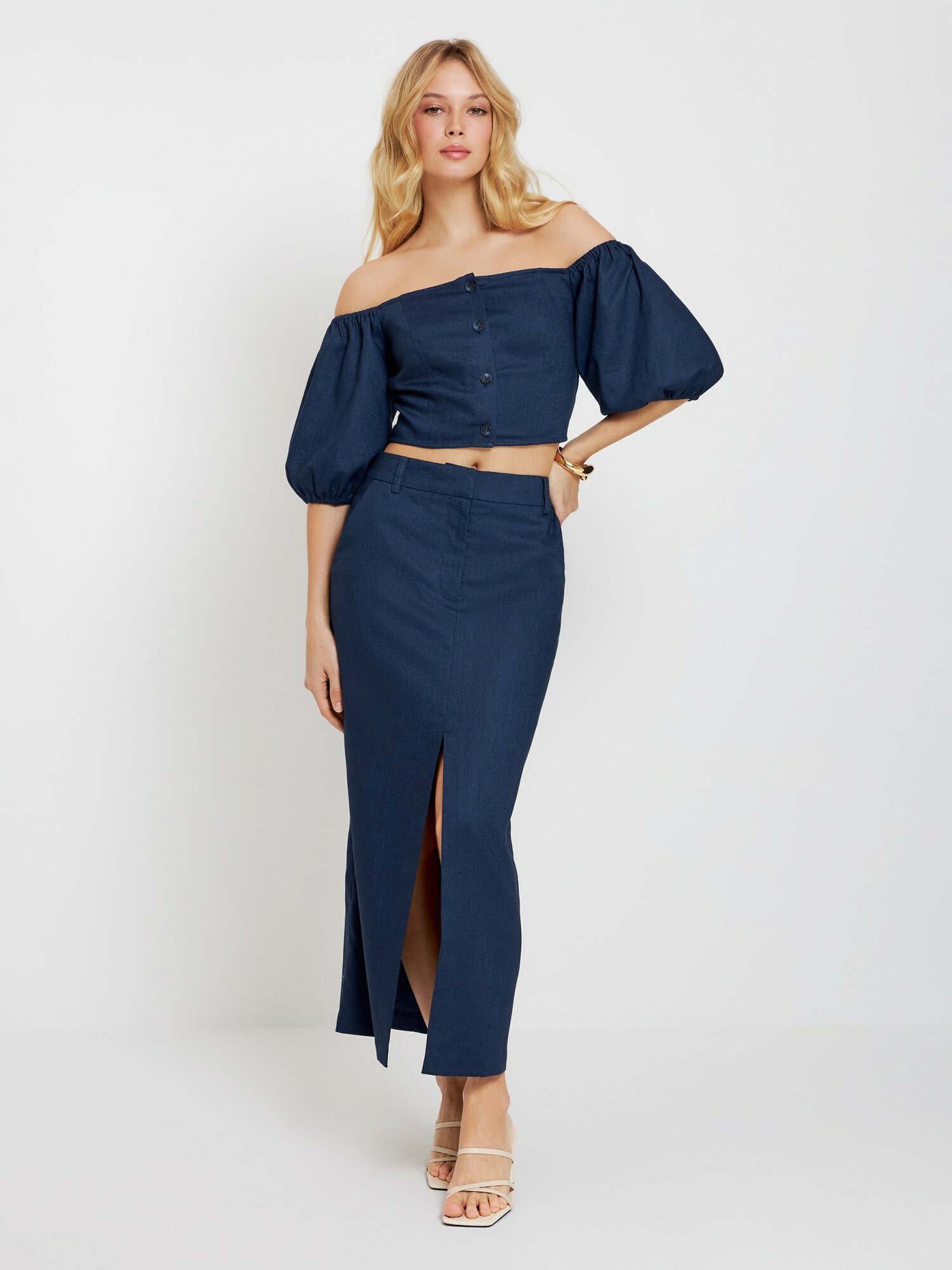 фото Юбка CONCEPT CLUB Marni_skirt темно-синий Женский M размер