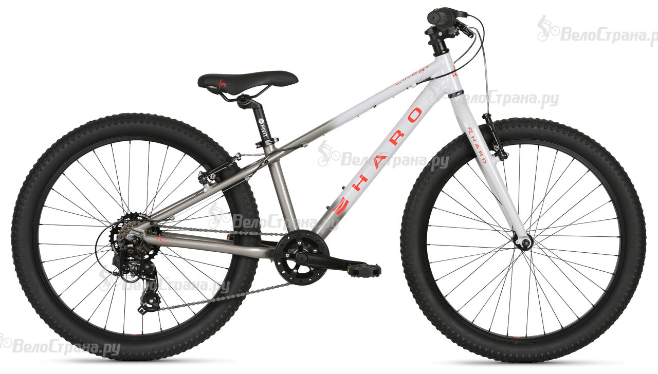 Подростковый велосипед Haro Flightline 24 Plus (2021) 24 Серо-красный (122-142 см)