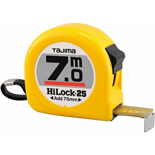 Рулетка TAJIMA HI LOCK 7м/25мм H5P70MY