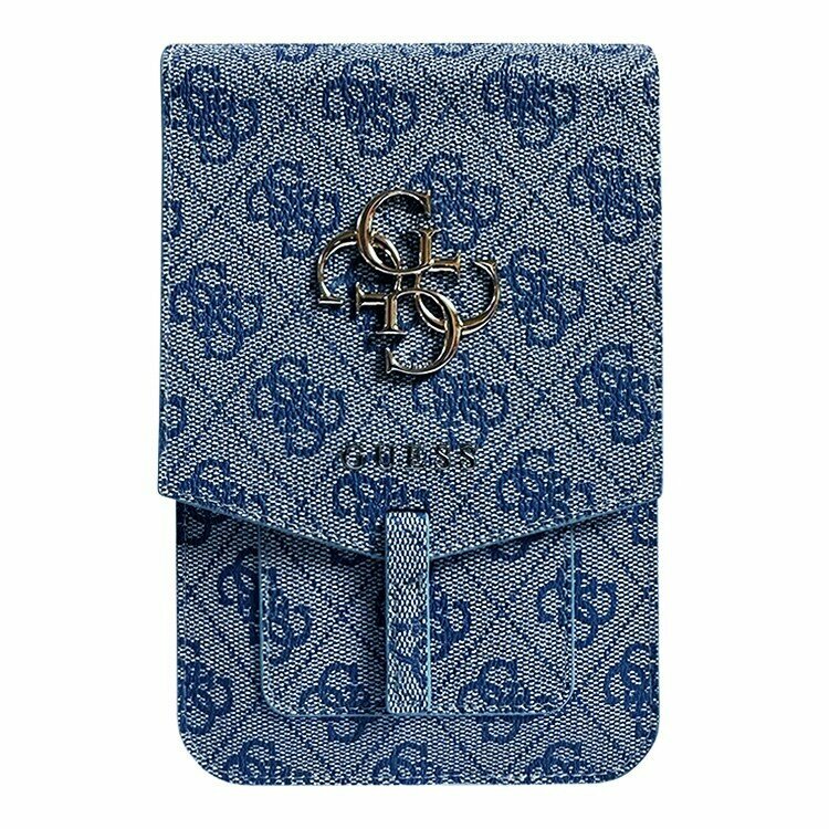 Сумка для телефона Guess Wallet Bag 4G Big metal logo Blue