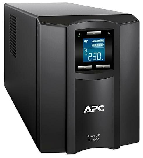 Интерактивный ИБП APC by Schneider Electric Smart-UPS SMC1000I черный 600 Вт