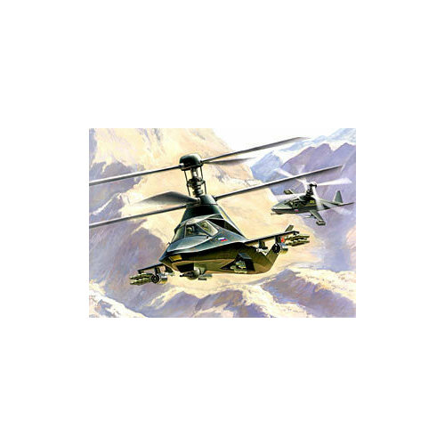 Набор подарочный-сборка Вертолет Ка-58 Черный призрак