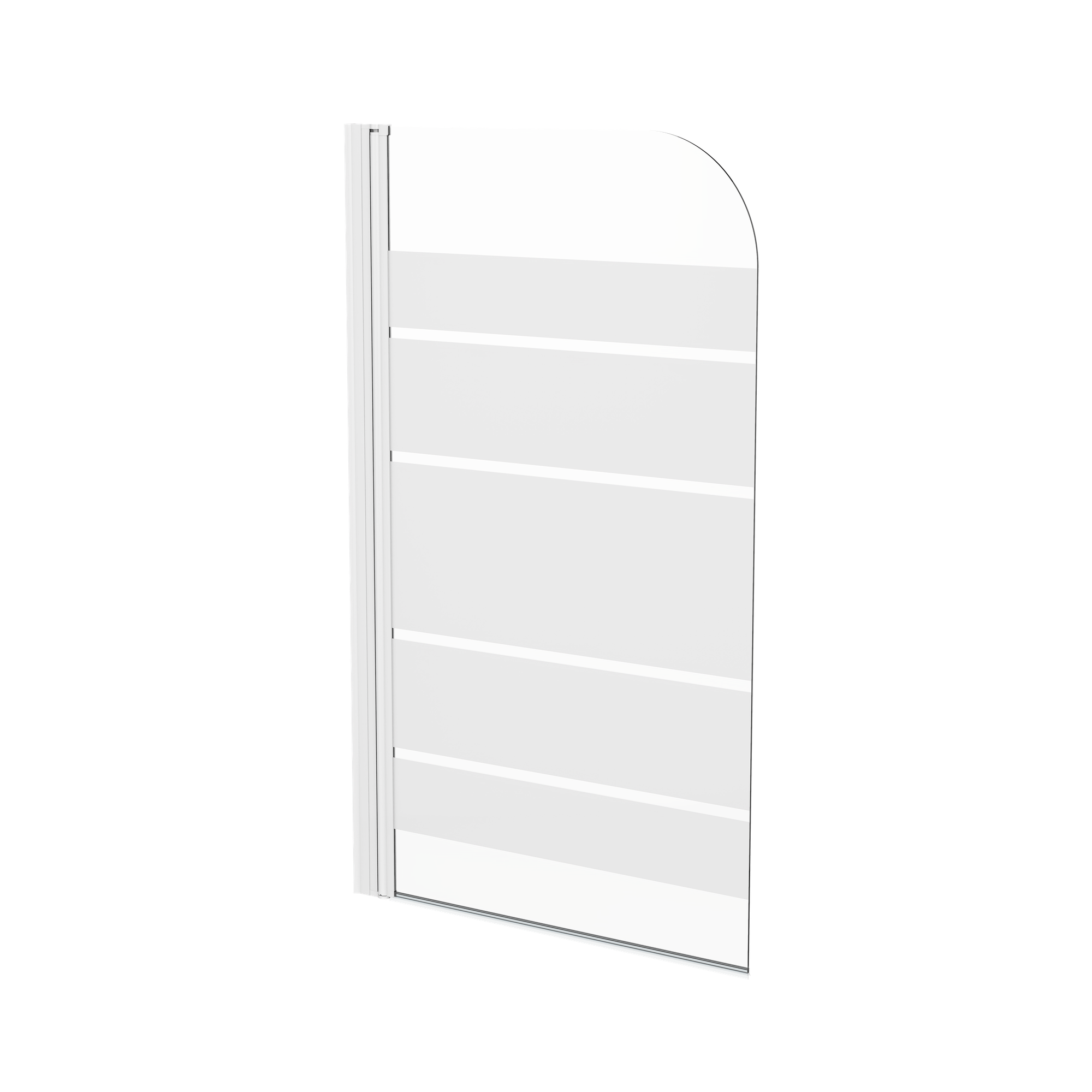 фото Ширма для ванны Nerea поворотная 130 см цвет белый